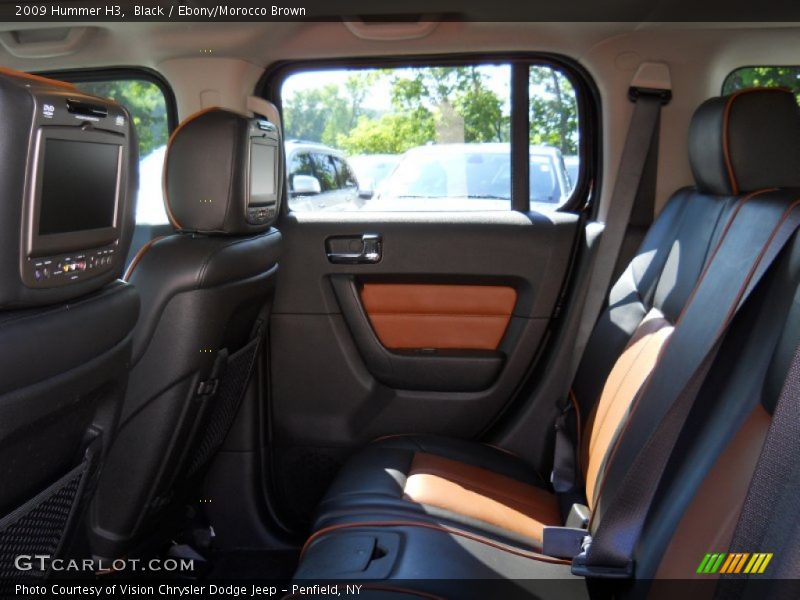  2009 H3  Ebony/Morocco Brown Interior