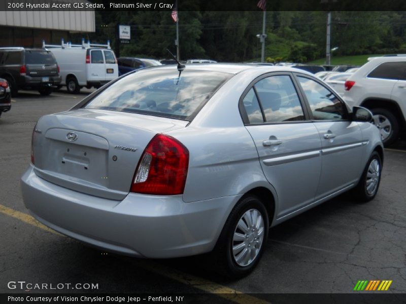 Platinum Silver / Gray 2006 Hyundai Accent GLS Sedan