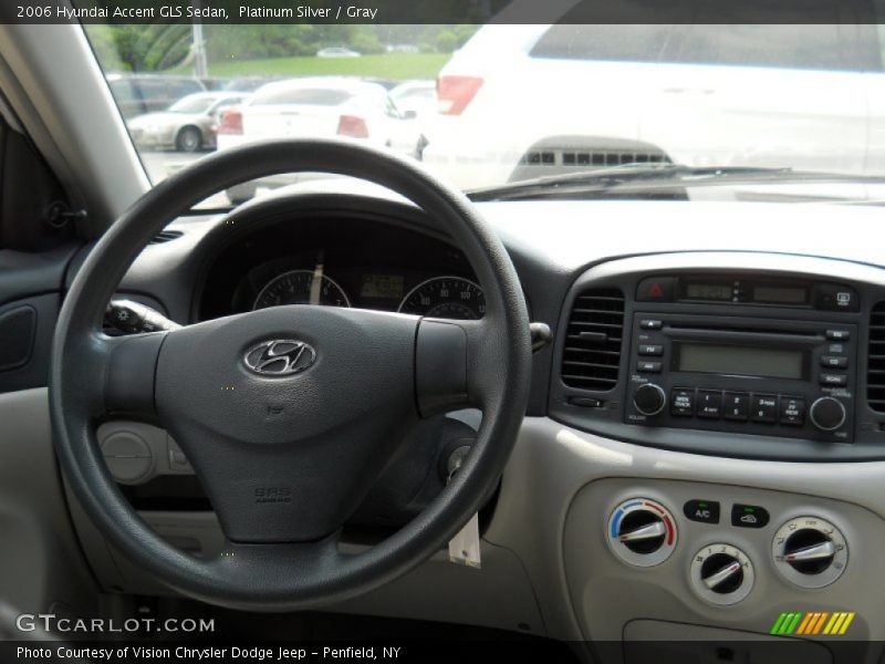 Platinum Silver / Gray 2006 Hyundai Accent GLS Sedan