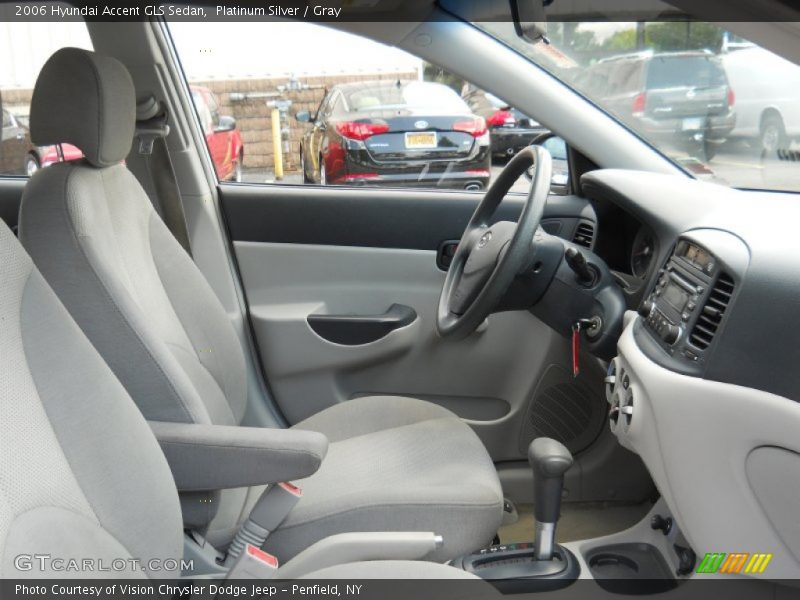 Platinum Silver / Gray 2006 Hyundai Accent GLS Sedan