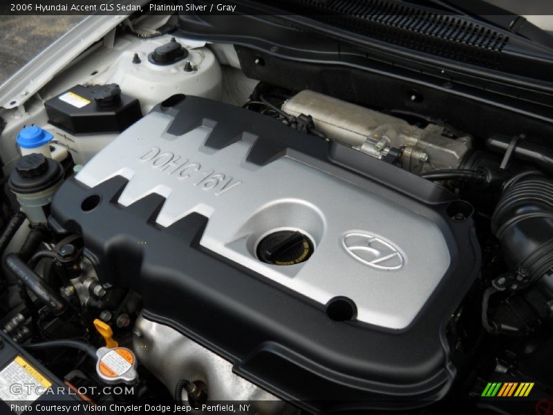Platinum Silver / Gray 2006 Hyundai Accent GLS Sedan