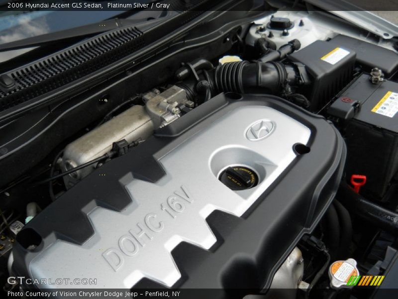 Platinum Silver / Gray 2006 Hyundai Accent GLS Sedan