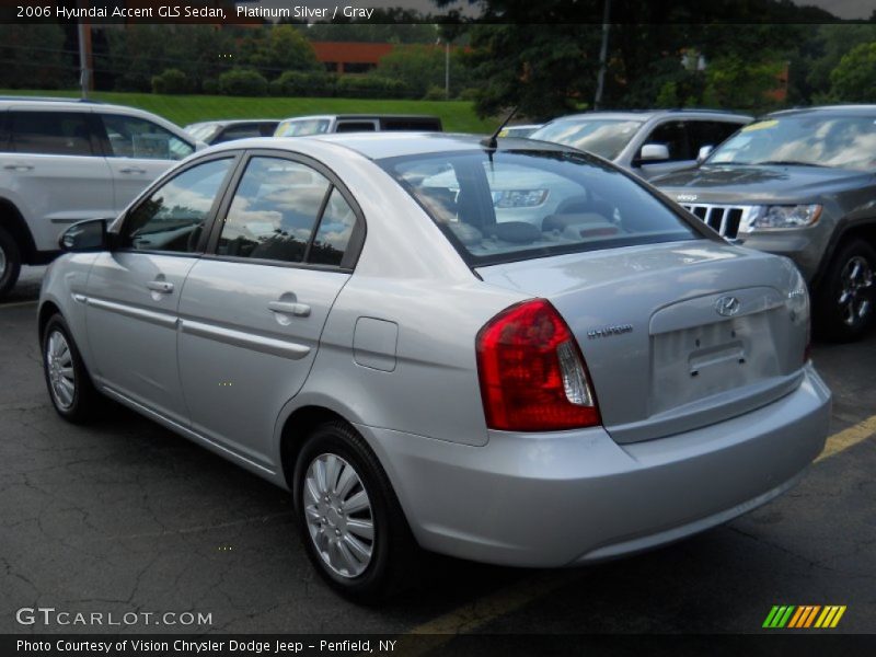 Platinum Silver / Gray 2006 Hyundai Accent GLS Sedan