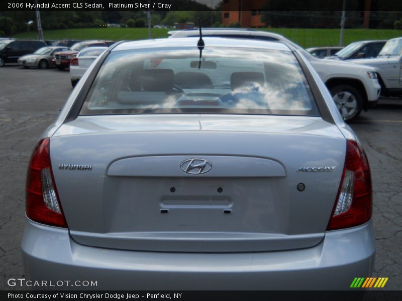 Platinum Silver / Gray 2006 Hyundai Accent GLS Sedan