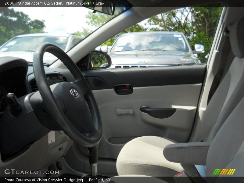 Platinum Silver / Gray 2006 Hyundai Accent GLS Sedan
