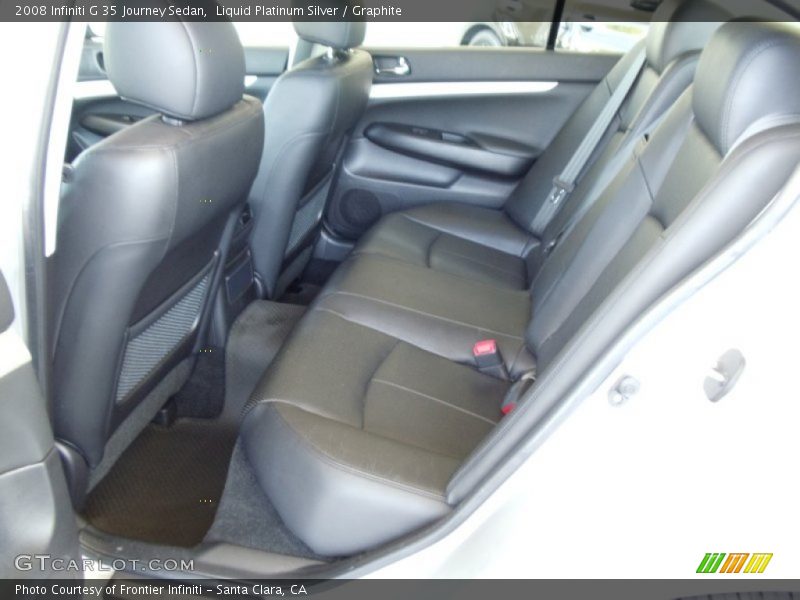Liquid Platinum Silver / Graphite 2008 Infiniti G 35 Journey Sedan