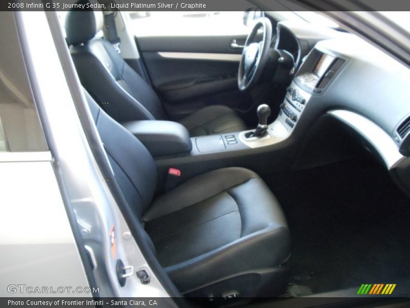 Liquid Platinum Silver / Graphite 2008 Infiniti G 35 Journey Sedan