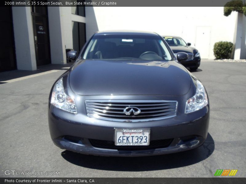 Blue Slate Metallic / Graphite 2008 Infiniti G 35 S Sport Sedan
