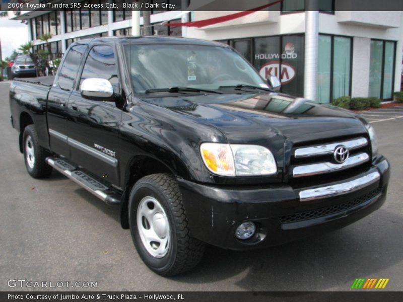 Black / Dark Gray 2006 Toyota Tundra SR5 Access Cab