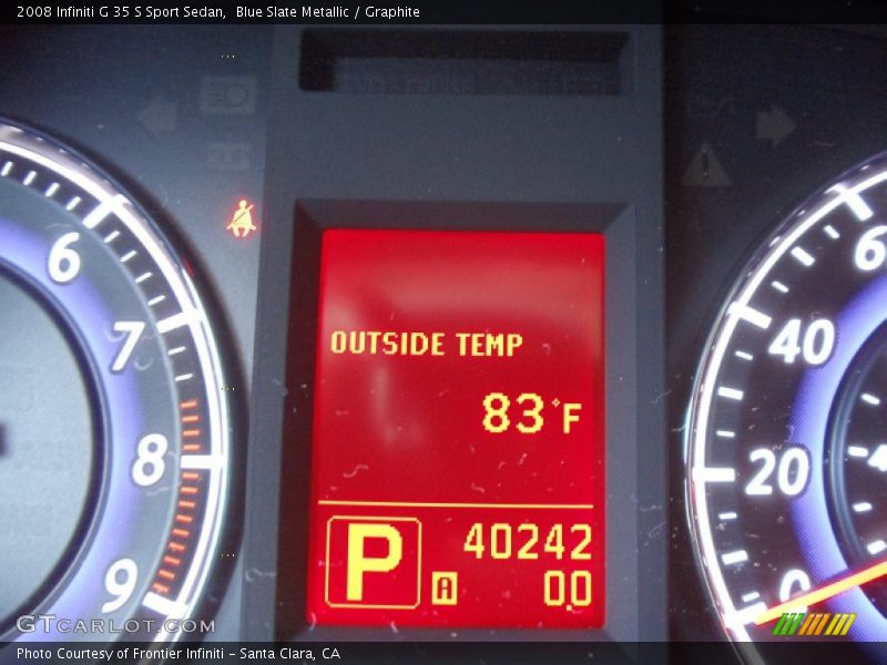 Blue Slate Metallic / Graphite 2008 Infiniti G 35 S Sport Sedan