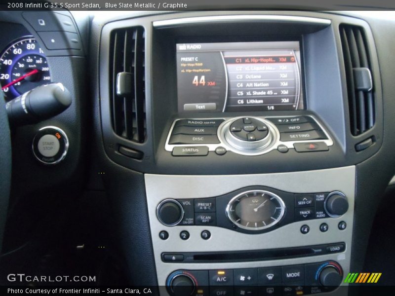 Blue Slate Metallic / Graphite 2008 Infiniti G 35 S Sport Sedan