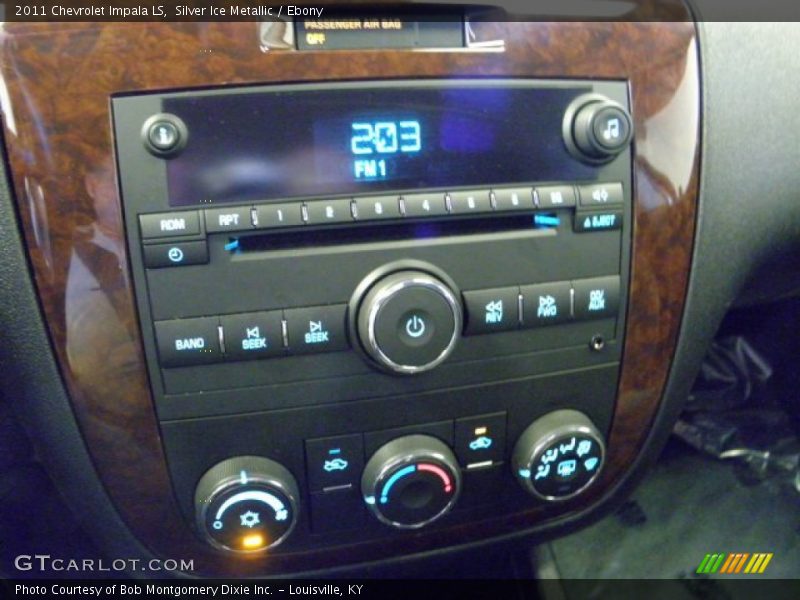 Silver Ice Metallic / Ebony 2011 Chevrolet Impala LS