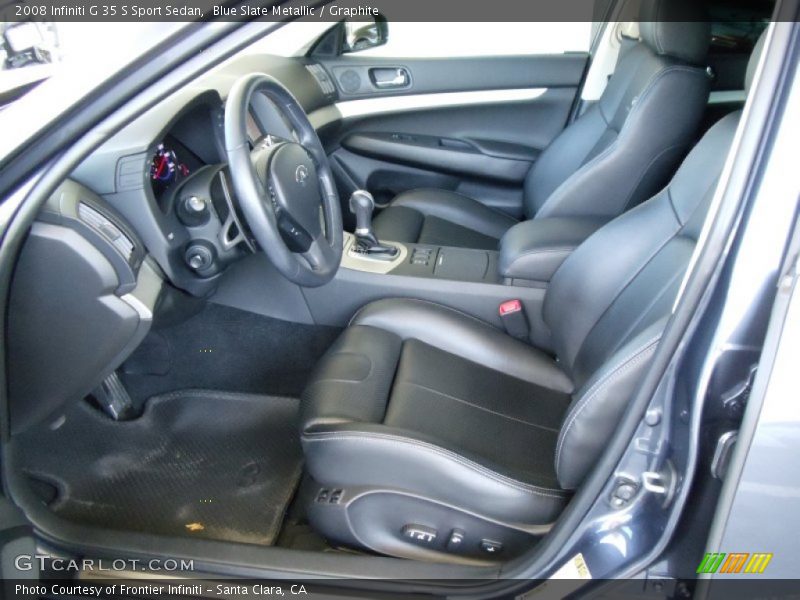 Blue Slate Metallic / Graphite 2008 Infiniti G 35 S Sport Sedan