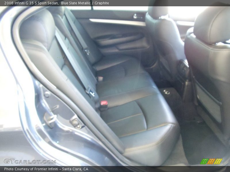 Blue Slate Metallic / Graphite 2008 Infiniti G 35 S Sport Sedan