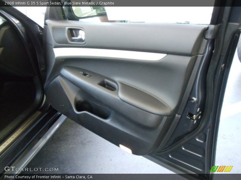 Blue Slate Metallic / Graphite 2008 Infiniti G 35 S Sport Sedan
