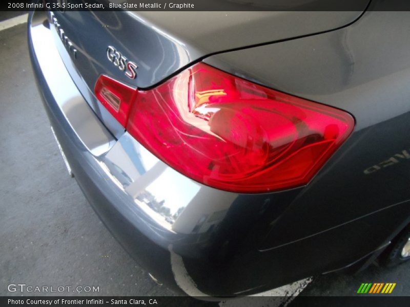 Blue Slate Metallic / Graphite 2008 Infiniti G 35 S Sport Sedan