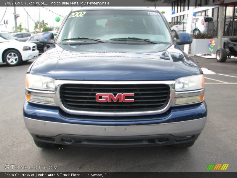 Indigo Blue Metallic / Pewter/Shale 2002 GMC Yukon XL SLE