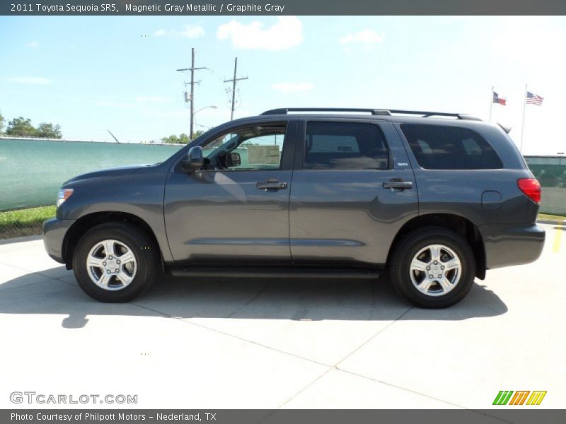 Magnetic Gray Metallic / Graphite Gray 2011 Toyota Sequoia SR5