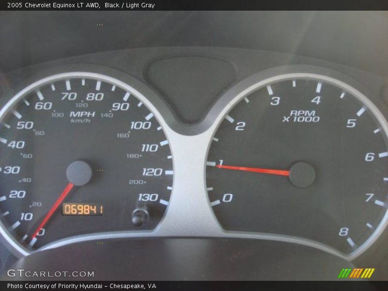 Black / Light Gray 2005 Chevrolet Equinox LT AWD