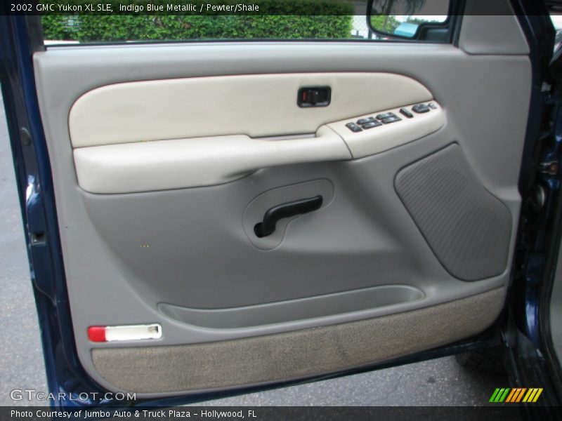 Indigo Blue Metallic / Pewter/Shale 2002 GMC Yukon XL SLE