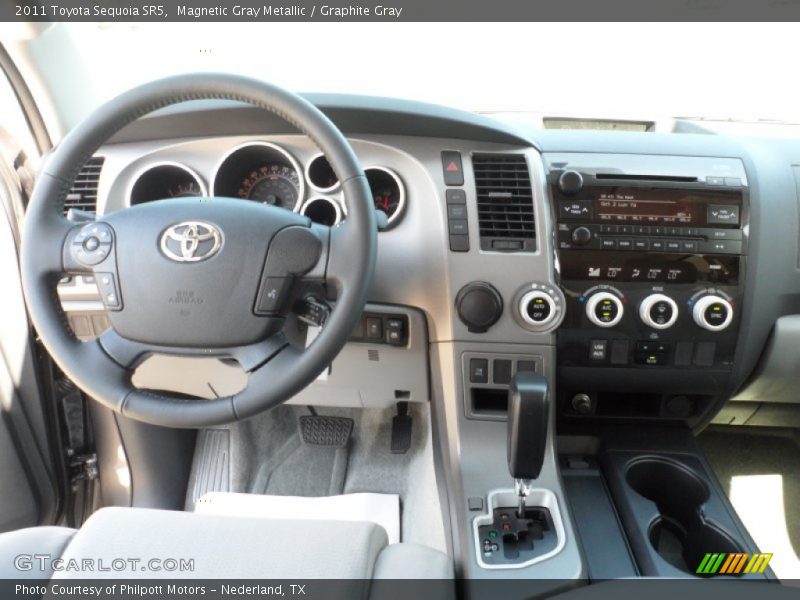 Magnetic Gray Metallic / Graphite Gray 2011 Toyota Sequoia SR5