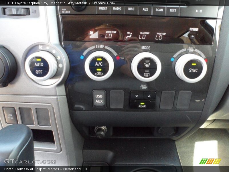 Magnetic Gray Metallic / Graphite Gray 2011 Toyota Sequoia SR5