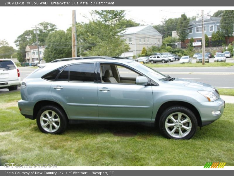 Breakwater Blue Metallic / Parchment 2009 Lexus RX 350 AWD