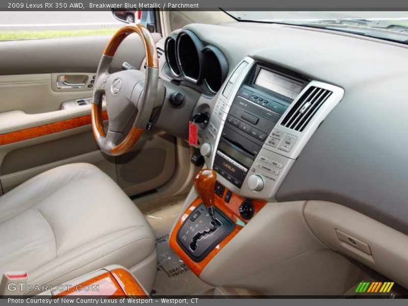 Breakwater Blue Metallic / Parchment 2009 Lexus RX 350 AWD
