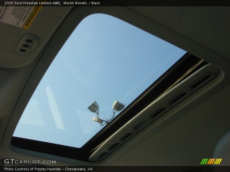 Sunroof of 2005 Freestyle Limited AWD