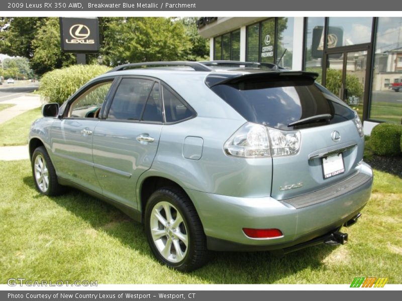 Breakwater Blue Metallic / Parchment 2009 Lexus RX 350 AWD