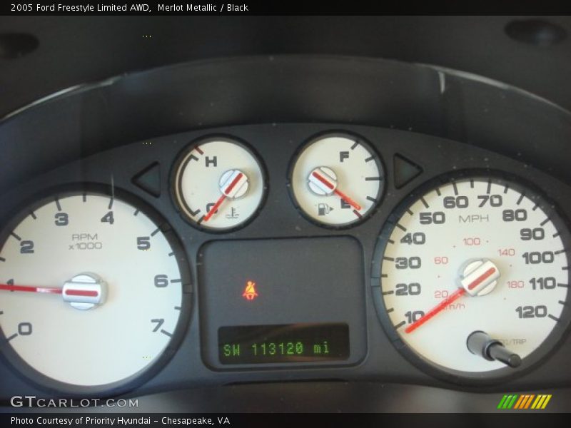  2005 Freestyle Limited AWD Limited AWD Gauges