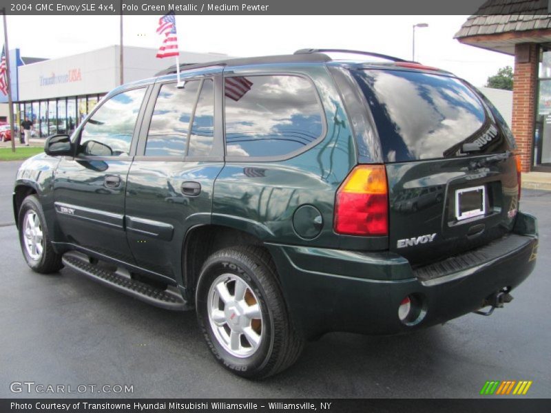 Polo Green Metallic / Medium Pewter 2004 GMC Envoy SLE 4x4