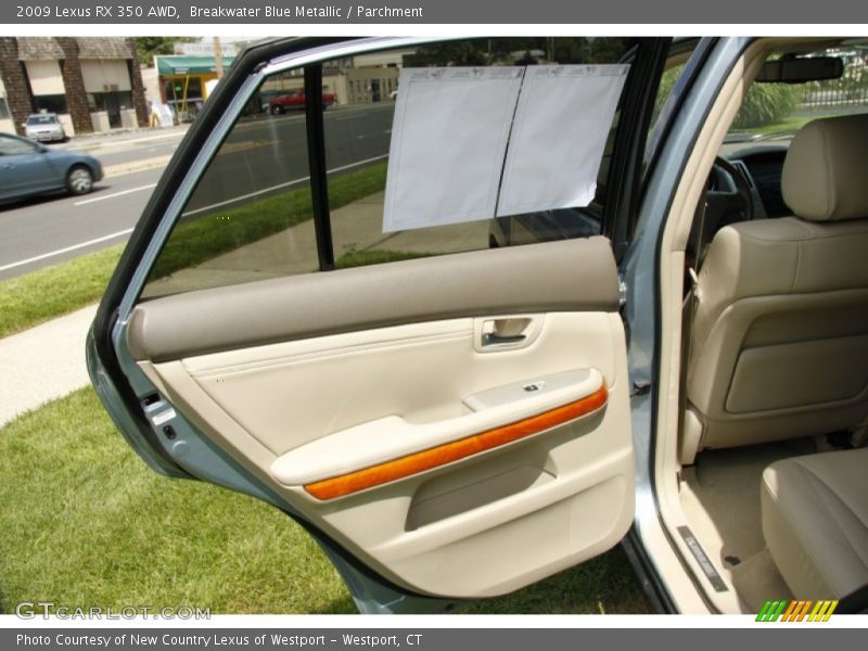 Breakwater Blue Metallic / Parchment 2009 Lexus RX 350 AWD
