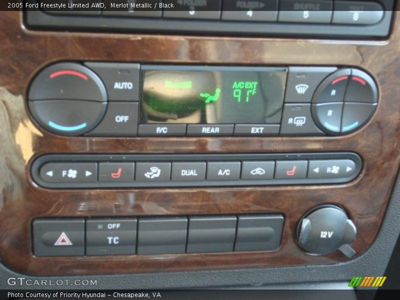 Controls of 2005 Freestyle Limited AWD