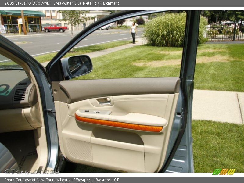 Breakwater Blue Metallic / Parchment 2009 Lexus RX 350 AWD