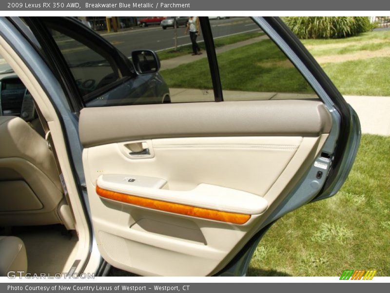 Breakwater Blue Metallic / Parchment 2009 Lexus RX 350 AWD