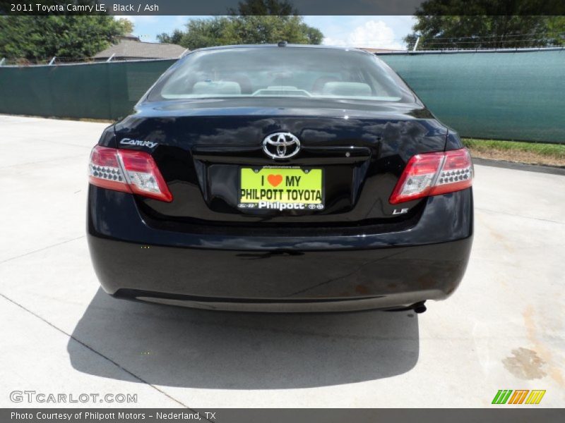 Black / Ash 2011 Toyota Camry LE