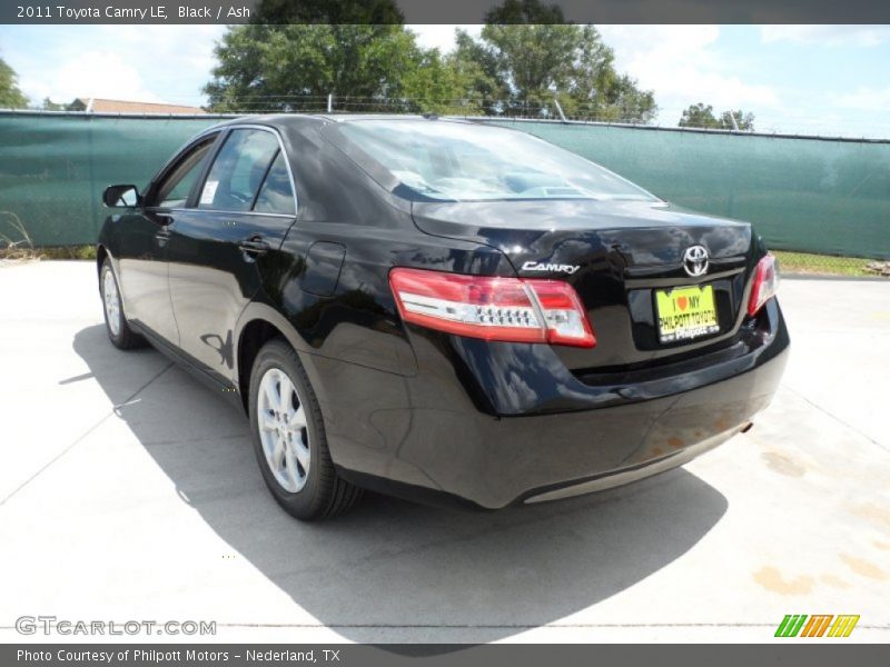 Black / Ash 2011 Toyota Camry LE