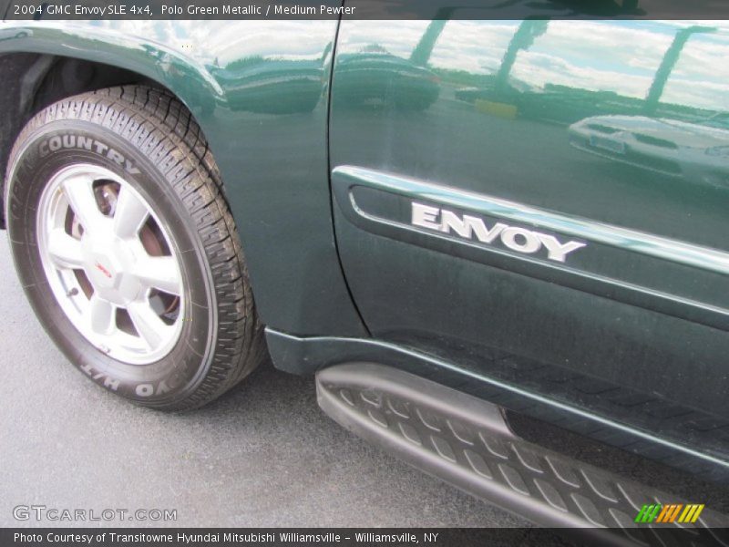 Polo Green Metallic / Medium Pewter 2004 GMC Envoy SLE 4x4