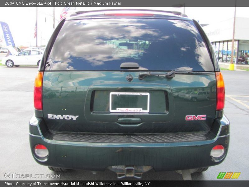 Polo Green Metallic / Medium Pewter 2004 GMC Envoy SLE 4x4
