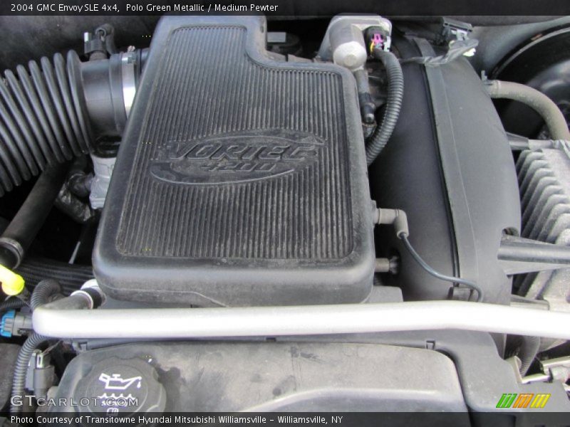 Polo Green Metallic / Medium Pewter 2004 GMC Envoy SLE 4x4