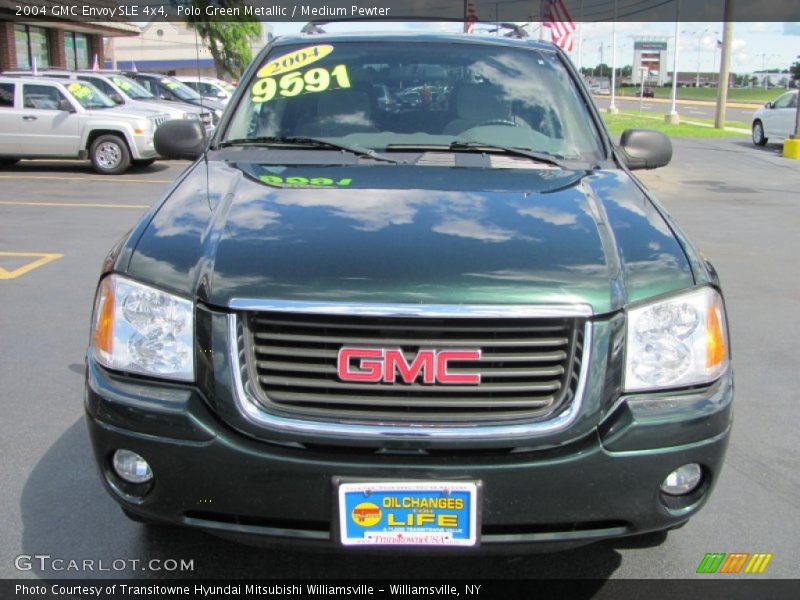 Polo Green Metallic / Medium Pewter 2004 GMC Envoy SLE 4x4