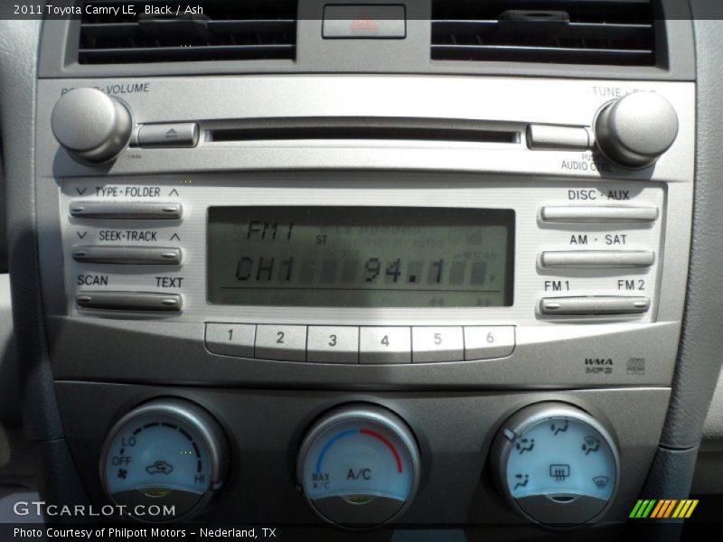 Black / Ash 2011 Toyota Camry LE