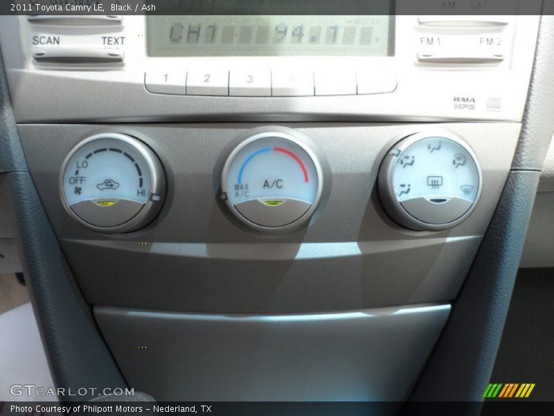 Black / Ash 2011 Toyota Camry LE