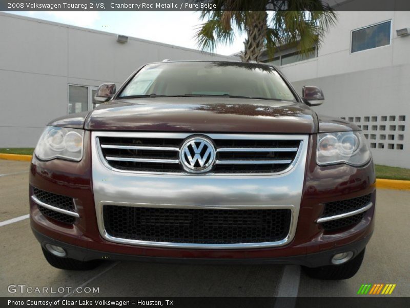 Cranberry Red Metallic / Pure Beige 2008 Volkswagen Touareg 2 V8