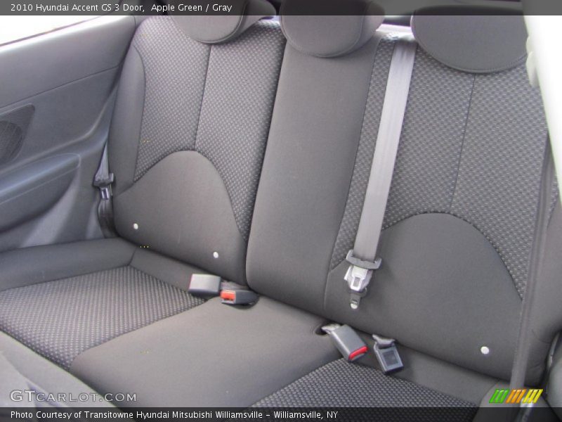 Apple Green / Gray 2010 Hyundai Accent GS 3 Door