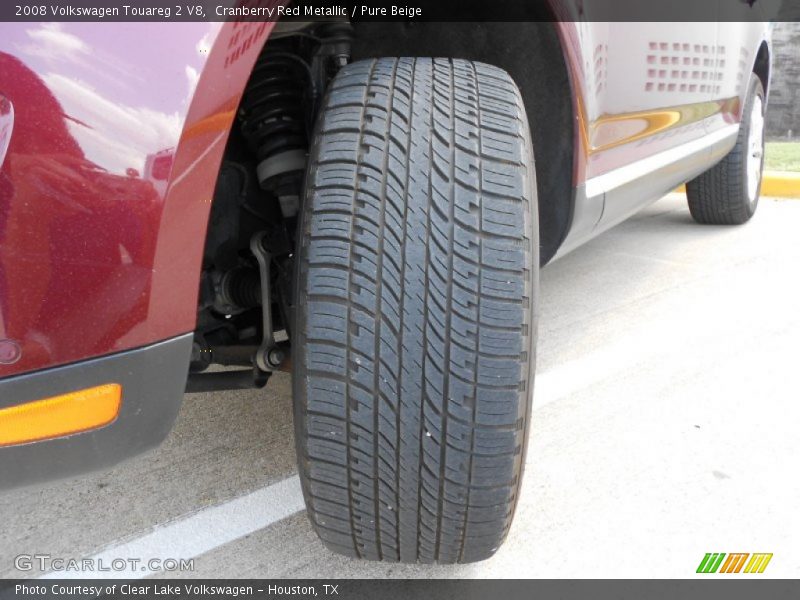 Cranberry Red Metallic / Pure Beige 2008 Volkswagen Touareg 2 V8