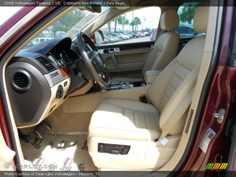  2008 Touareg 2 V8 Pure Beige Interior