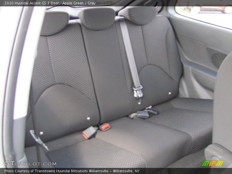 Apple Green / Gray 2010 Hyundai Accent GS 3 Door