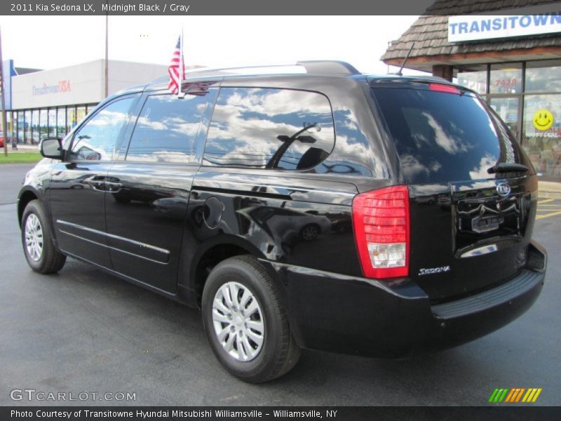 Midnight Black / Gray 2011 Kia Sedona LX